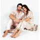 thumbnail image 3 of Pijama de satén personalizado para pareja, conjunto de ropa de dormir corta y larga, ideal para regalo de aniversario, boda, novia y novio, 3 of 4