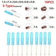 thumbnail image 3 of MYG 10pcs Mini Slotted Cross Screwdrivers For X-box Laptop Repair Tool 1.5/2.0/3.0mm, 3 of 5