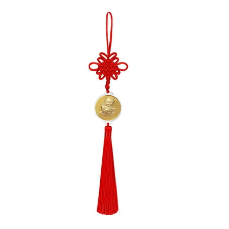

Nallwabiu Chinese New Year Pendant Year Of The Dragon Zodiac Decoration Tassel Charm Spring Festival Decor Lucky Hanging for Home Car
