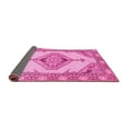 thumbnail image 2 of Ahgly Company Indoor Rectangle Abstract Pink Modern Area Rugs, 6' x 9', 2 of 4