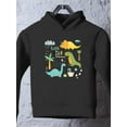 thumbnail image 3 of Cute Hand Drawn Dinos Hoodie Toddler -Image by Shutterstock,  5 Toddler, 3 of 4