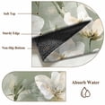 thumbnail image 6 of Vintage Magnolia 4x6 Area Rugs for Living Room, White Blooming Floral Watercolor Green Non Slip Floor Mat Washable Low-Profile Indoor Carpet for Bedroom, Dining Room, Bathroom, 6 of 9