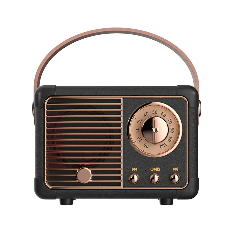 HM11 Portable Music Player Elegant & Vintage Appearance Retro Radio for Home