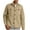 Khaki, variant on WREESH Fashion Jacket Men Pocket Button Flip Collar Solid Color Jacket Shirt Casual Loose Coat Olive Green