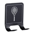 thumbnail image 4 of Soporte de exhibición que ahorra espacio, estante de almacenamiento simple para garaje, hogar, gimnasio para raqueta de tenis, 4 of 8