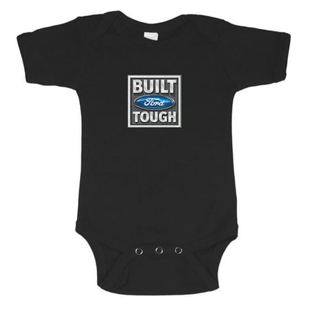 

Infant one piece tee Built Ford Tough baby t-shirt newborn snapsuit