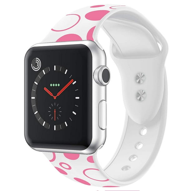 Coverlab - Coverlab Apple Watch Bands 38/40mm, Soft Silicone Wristband for iWatch Series 1/2/3/4