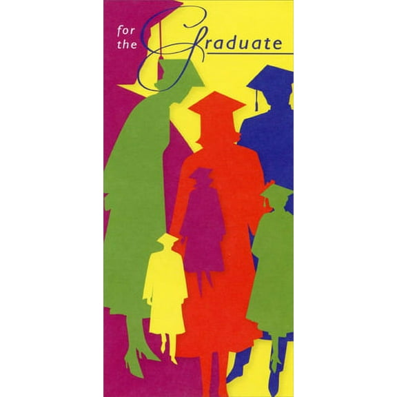 Freedom Greetings Silhouette Graduation Money Holder