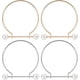 thumbnail image 1 of 4 asas de metal para bolso, 2 colores, semicirculares, con cuentas de perla, de aleación, de repuesto, 1 of 6