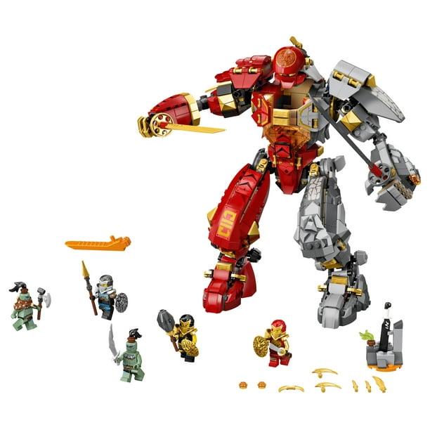 80年代ディスコSamurai members gold card LEGO Ninjago Fire Stone Mech 71720 - Walmart.ca