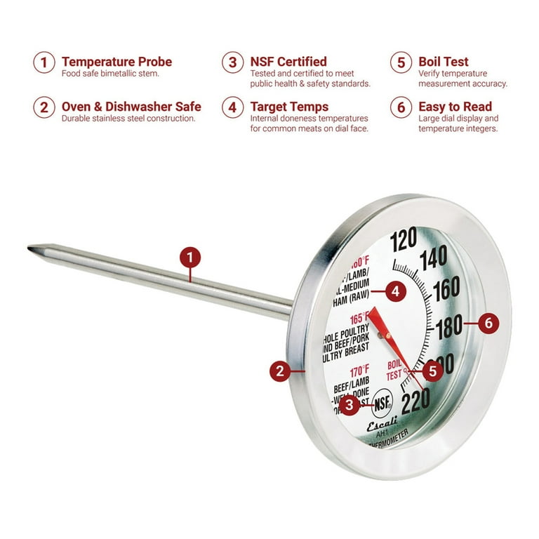 Thermco Products Inc Oven Thermometer +35 to 180C, 145mm, Sand - 100 ml