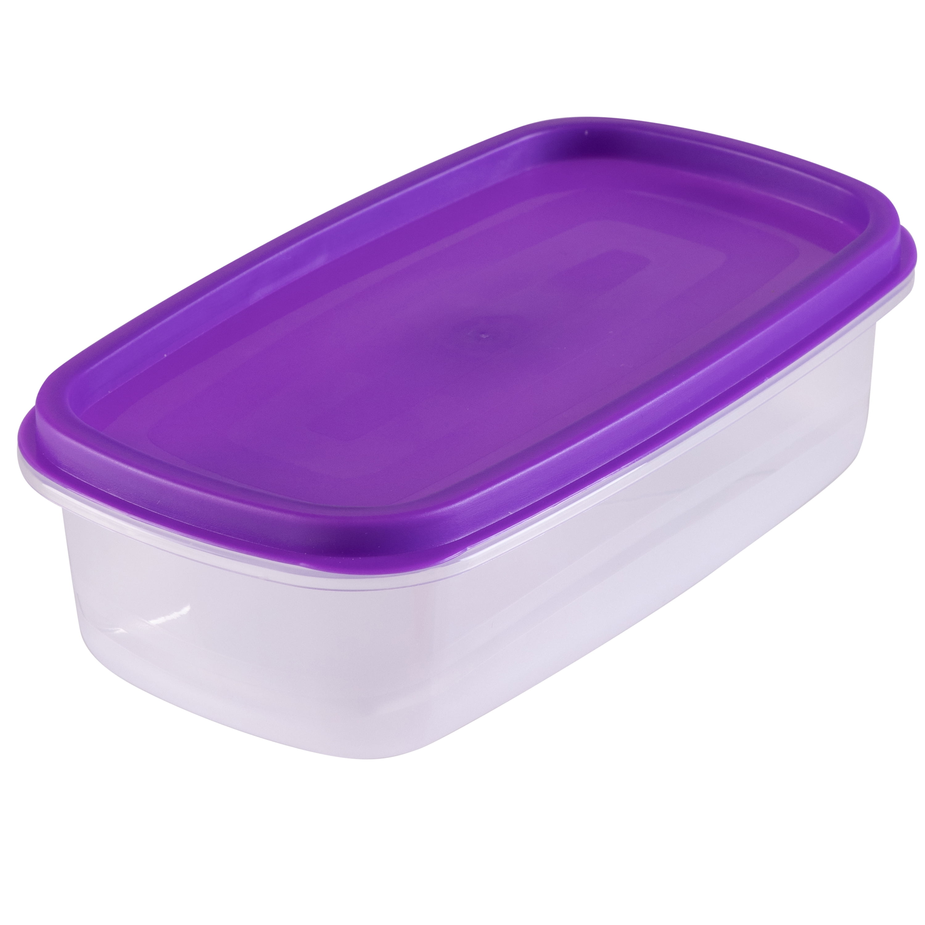 Tupperware Water Oval Set 4'lü Purple Dry Food Storage Container