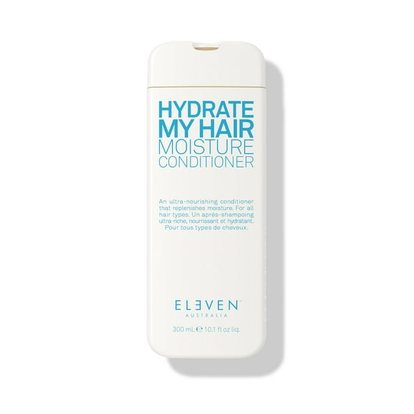ELEVEN AUSTRALIA Hydrate My Hair Moisturizing Conditioner - Nourishing Formula for Dry, Damaged Hair, Restores Hydration & Shine, Color-Safe, Sulfate & Paraben Free - 10.1 Fl Oz