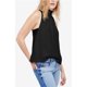 thumbnail image 1 of Blusa sin mangas con cuello alto Free People Palm Breeze para mujer negro grande, 1 of 1