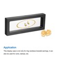 thumbnail image 5 of Uxcell Floating Frame Display Holder Stand Box for Necklace Bracelet Black 9.06 x 2.76 x 0.79 inch, 5 of 5