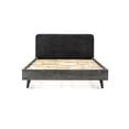 thumbnail image 3 of Mohave Mid-Century Tundra Grey Acacia King Platform Bed, 3 of 9