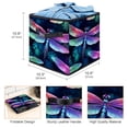 thumbnail image 3 of Dragonfly Foldable Cube Organizer with Handle, 10.8"x10.5"x10.6", Large Capacity Storage Cubes, Storage Bin, Storage Containers, 3 of 6