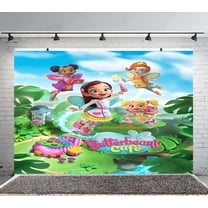 Butterbean cafe Backdrop Banner Party Supplies Poster Movie Theme Background for Photography Kids Birthday Decorations