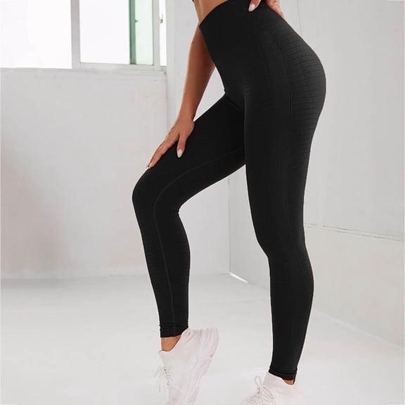 Celsior Compression Leggings Fitness Sport Pants Booty Butt Lifting Leggings Sculpting Yoga Fitness Pants 3D Gym Leggings for Women High Waisted Leggings No Front Seam Leggings Breathable L