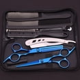 thumbnail image 1 of Professional Haircutting Scissor Set, All Blue, 1 of 6