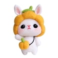 thumbnail image 2 of Agiferg Cute Rabbit Pattern Handmade DIY Poke Wool Felts Material Production Package, 2 of 7
