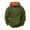 Army Green, variant on Enjoytime Zip Up Hoodie Men Solid Color Fall Winter Oversized Sweatshirt Casual Workout Loose Long Sleeve Tops with Multi Pockets Black XXXL