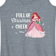 thumbnail image 3 of Disney - Full Of Christmas Cheer Ariel - Women's Racerback Tank Top, 3 of 5