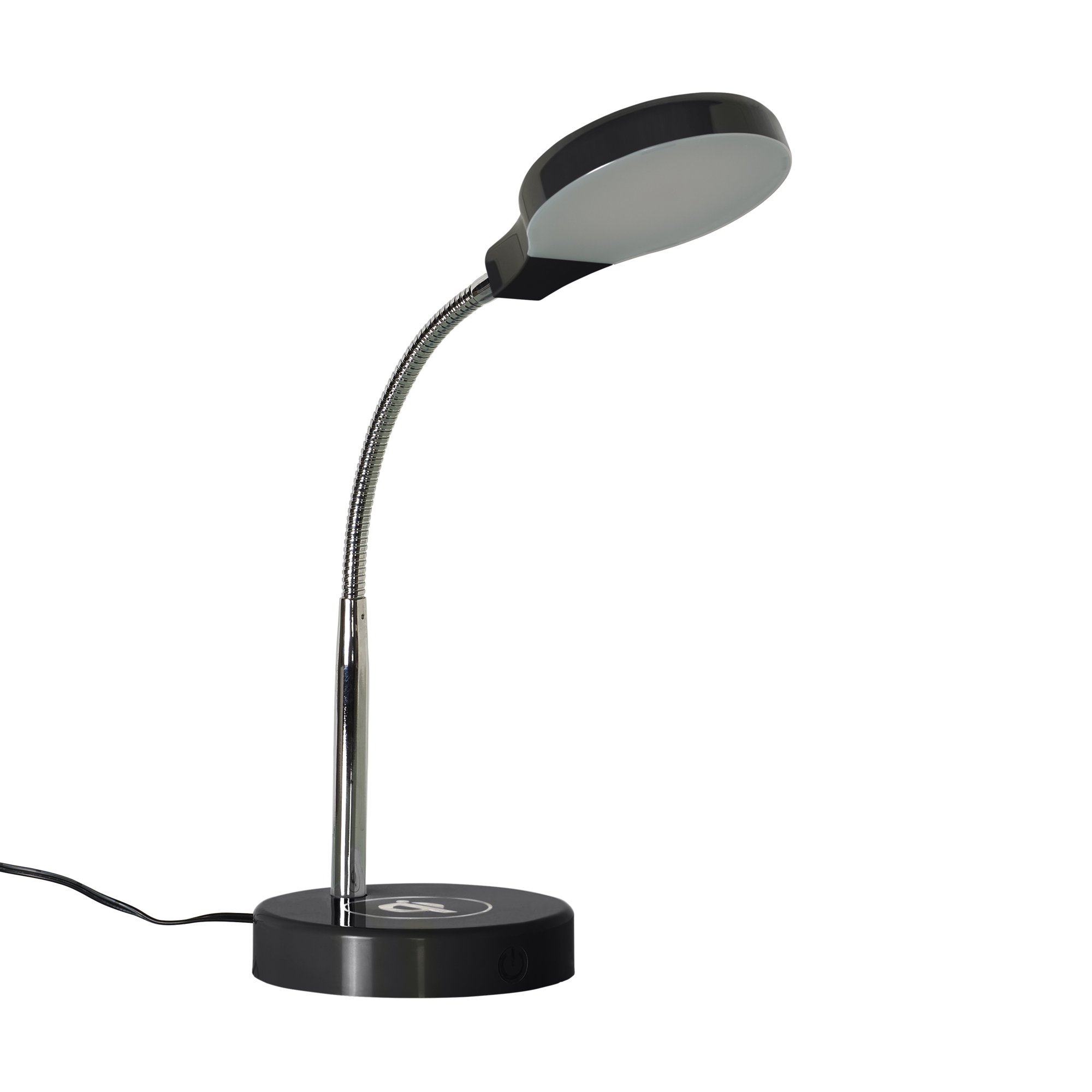 Mainstays Led Desk Lamp With Qi Wireless Charging And Usb Port Black Walmart Com Walmart Com