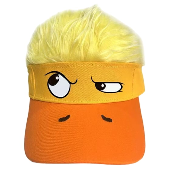 lanema Wig Baseball Cap Funny Novelty Hat For Parties Festivals And Event Adjustable Breathable Design