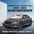 thumbnail image 2 of Protector solar para parabrisas EcoNour para Honda Civic 2016-2021, 2 of 6