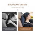 thumbnail image 3 of Universal Car Seat Headrest Pillow Memory Foam Pad Head Neck Rest Back Support Cushion, 3 of 7