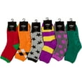 thumbnail image 2 of Sakkas Super Soft Anti-Slip Fuzzy Ankle Socks Value Assorted 6-Pack - 16801-pack5 - 9-11, 2 of 2