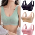 thumbnail image 2 of Látex 5D Sexy Encaje Sujetador Nueva Moda Femenina Encaje Cómodo Suave Bralette Mujer Interior Sujetador, 2 of 4