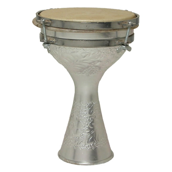 Mid-East Tunable Aluminum Finger Doumbek 5"x8" *Blemished