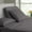 Dark-Grey, variant on DNG Creations 4 Piece Split Top King Adjustable Flex Top Sheet Set 100% Egyptian Cotton, 800 Thread Count 21 Inch Deep Pocket - 39" Split from The Top ( Solid White )