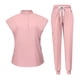 thumbnail image 2 of Conjunto De Uniforme Médico Para Mujer, Top Y Pantalones Lavables Para Belleza, Tienda De Mascotas, SPA S Rosa, 2 of 8