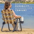 thumbnail image 6 of GoSports Outdoors WOVN Beach Backpack Chair - Premium Folding Camping Chair - 9 Styles Available - DRIFTER, 6 of 7