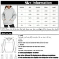 thumbnail image 3 of Oversized Hoodies for Women Plain Pullover Sweatshirt with Pockets Long Sleeve Hooded Sweat Shirts Y2k Tops Khaki XXL, 3 of 5