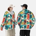 thumbnail image 6 of Balery Colorful Hawaii Palms Men's Women's UPF 50+ Sun Protection Lightweight Hoodie Performance Long Sleeve Shirt for Fishing Running-Medium, 6 of 9