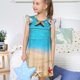 thumbnail image 4 of Balery Boards and Beach Camisón de princesa para niñas, pijama de algodón con mangas abullonadas, suave y bonito.-XX-Large, 4 of 6