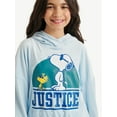 thumbnail image 3 of Justice x Snoopy Girls Velour Hoodie, Sizes XS - XLP, 3 of 6