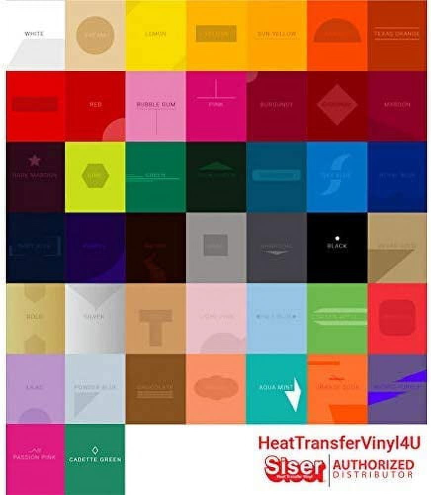Passion Pink Siser Easyweed Stretch 15" x 5' (feet) Iron on Heat Transfer Vinyl Roll HTV