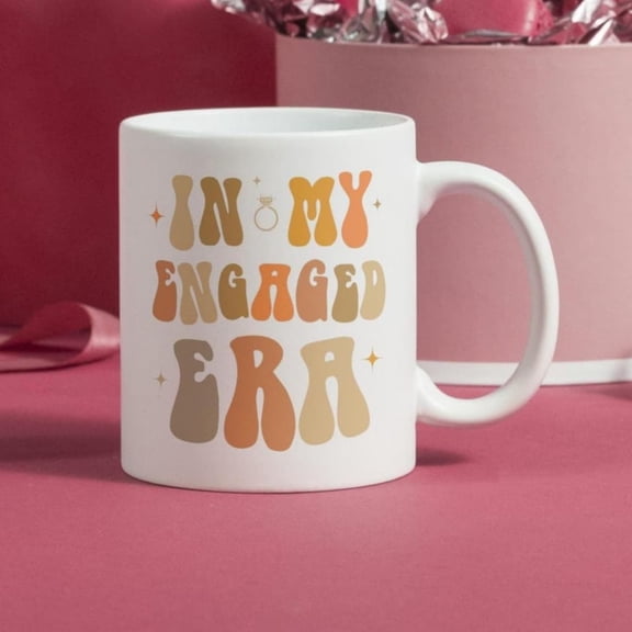 In My Engaged Era Mug - Engaget Gift - Gift Her - Funny Mug - Engaget Mug - Happy Engaget - Gift Fiance - Wedding Sean.