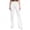 White, variant on Idoravan Women's High Waist Fashion Solid Loose Wide Long Trousers Flowing Palazzo Pants