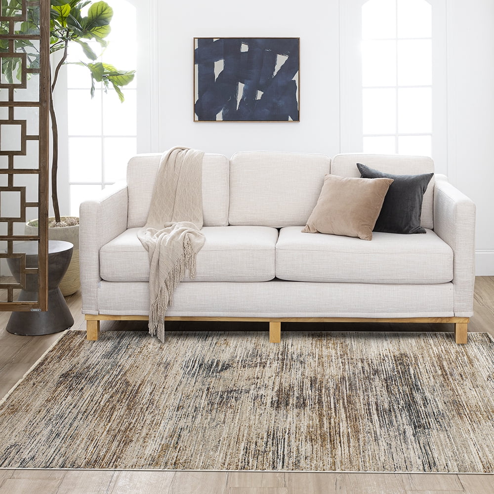 Mohawk Home Hurstwood Woven Indoor Area Rug, Cream, 5' 3" x 8'