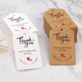 thumbnail image 4 of OULII 200Pack Happy Valentines Day Tags Wedding Goodies Tags Light Brown, 4 of 8