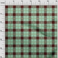 thumbnail image 2 of oneOone Silk Tabby Mint Green Fabric Gingham Check Quilting Supplies Print Sewing Fabric By The Yard 42 Inch Wide, 2 of 4