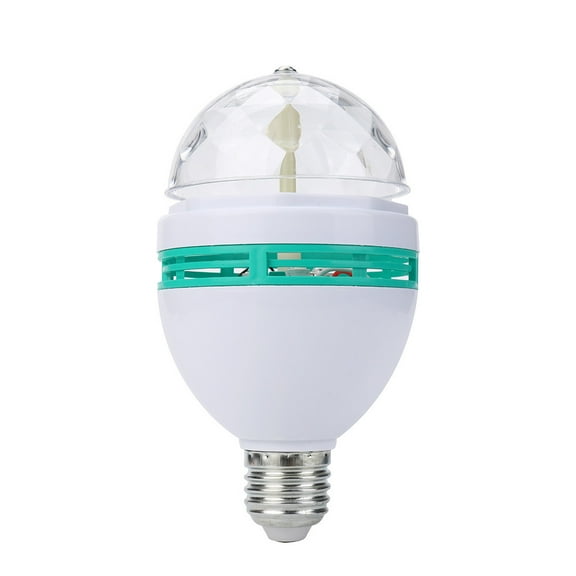 Miyuadkai Led Light Ac220V Party Light 3W Ktv Disco Colorful Lighting Bar Dj E27 Stage Light Bubble Rotating Bulb Led Light White