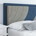 thumbnail image 5 of Boyd Sleep Sail Away Blue/Gray Linen King Size Fully Upholstered Platform Bed Frame with Adjustable Headboard, 5 of 12