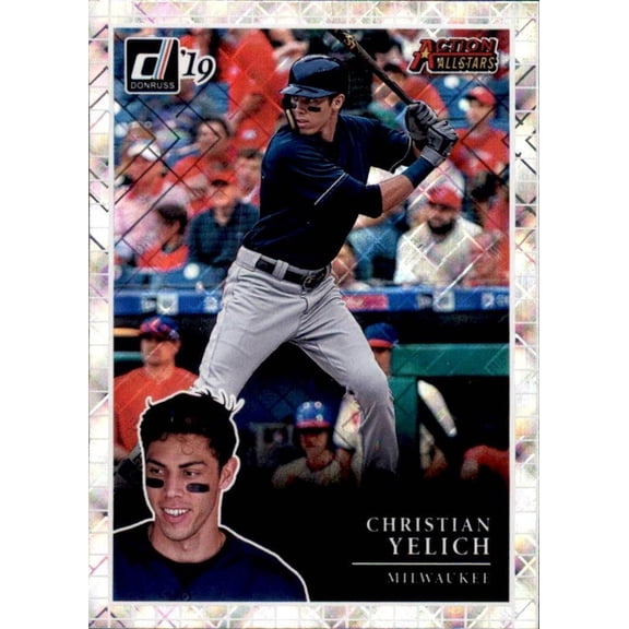 Near Mint Donruss Action All-Stars Diamond #AA13 Milwaukee Brewers Baseball Card Milwaukee Brewers MLB Baseball Trading Card